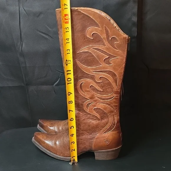 Ariat Brown Heeled Boots - Picture 15 of 16